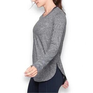 Athleta Gray Spacedye Uptempo Top, Size M